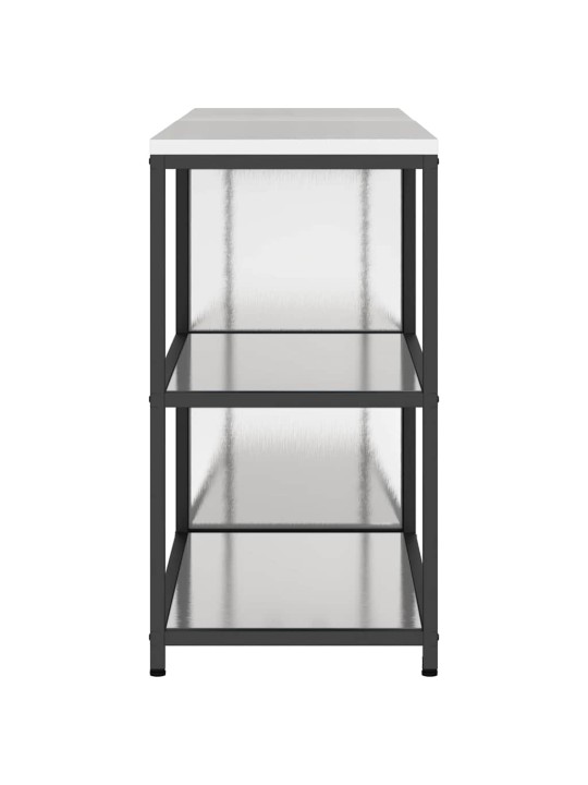 Virtuves glabāšanas komplekts 2 pcs sudrabs 180 x 50 x 92 cm