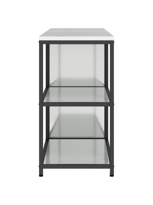 Virtuves glabāšanas komplekts 2 pcs sudrabs 180 x 50 x 92 cm
