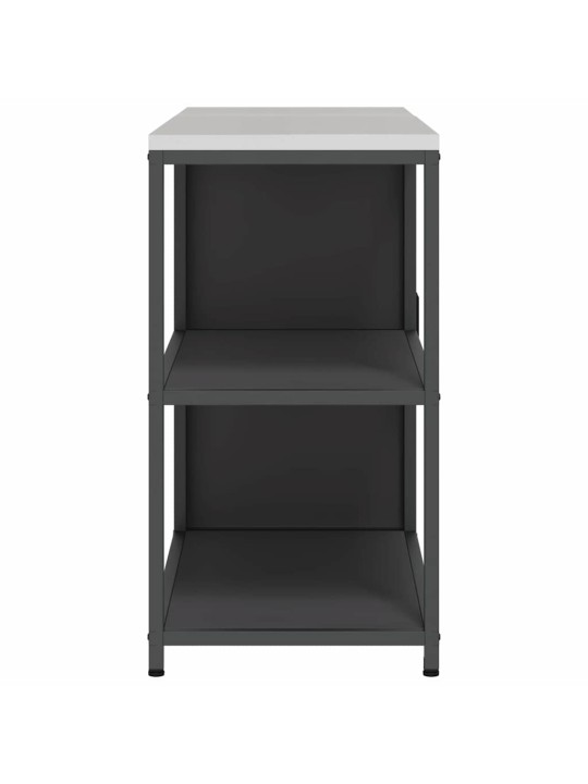Virtuves glabāšanas komplekts 2 pcs melna 150 x 50 x 92 cm