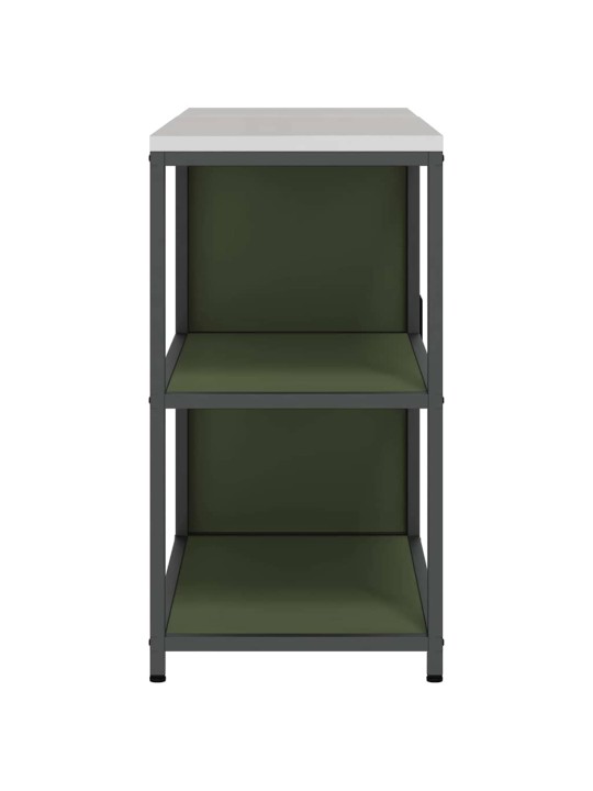 Virtuves glabāšanas komplekts 2 pcs olīvu zaļš 150 x 50 x 92 cm