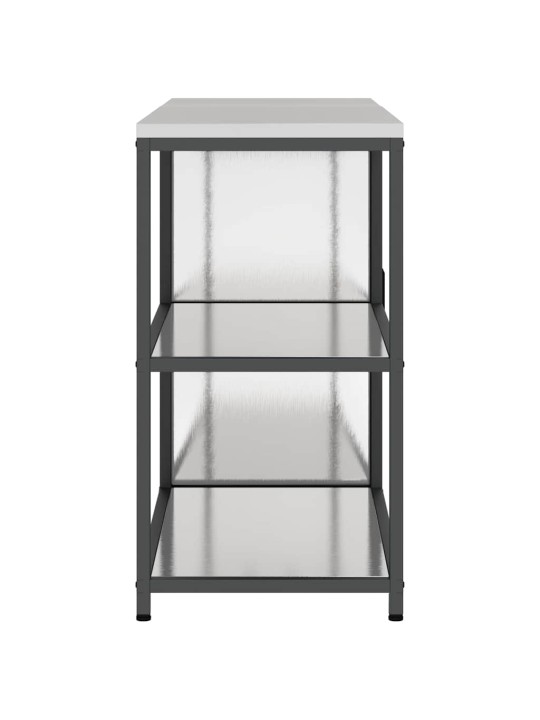 Virtuves glabāšanas komplekts 2 pcs sudrabs 150 x 50 x 92 cm