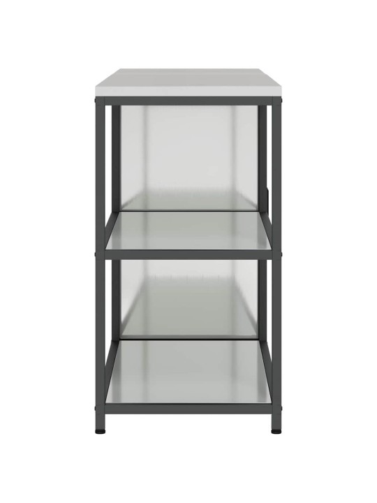 Virtuves glabāšanas komplekts 2 pcs sudrabs 150 x 50 x 92 cm