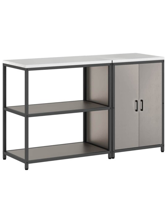 Virtuves glabāšanas komplekts 2 pcs rūsa 150 x 50 x 92 cm