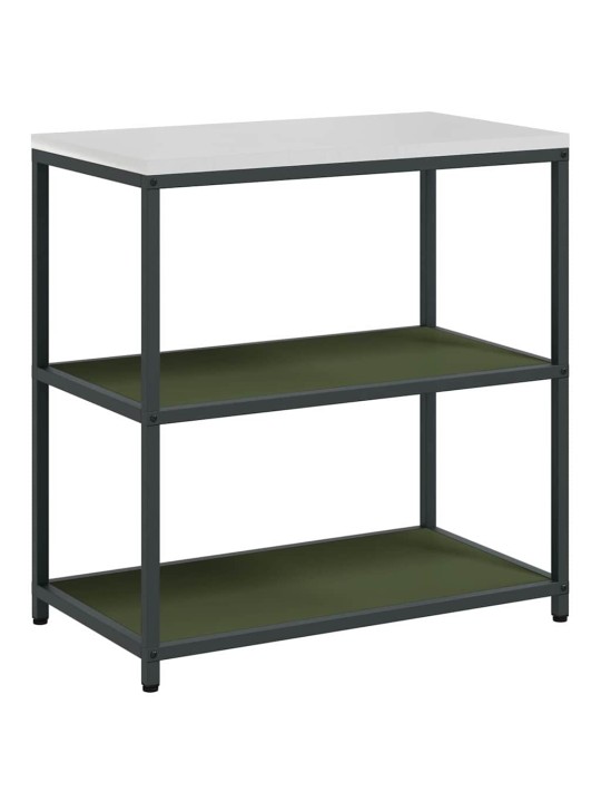 Virtuves glabāšanas komplekts 3 pcs olīvu zaļš 210 x 50 x 92 cm