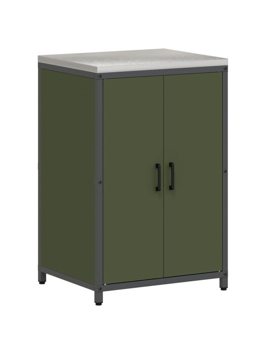 Virtuves glabāšanas komplekts 3 pcs olīvu zaļš 210 x 50 x 92 cm
