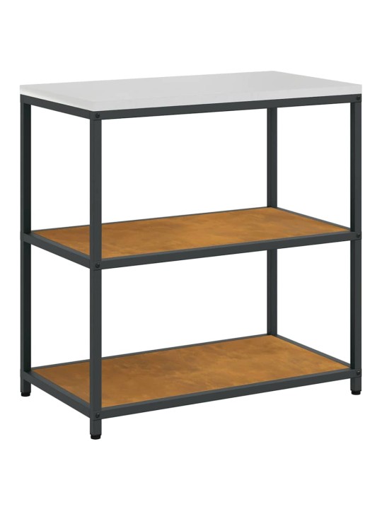 Virtuves glabāšanas komplekts 3 pcs rūsa 210 x 50 x 92 cm