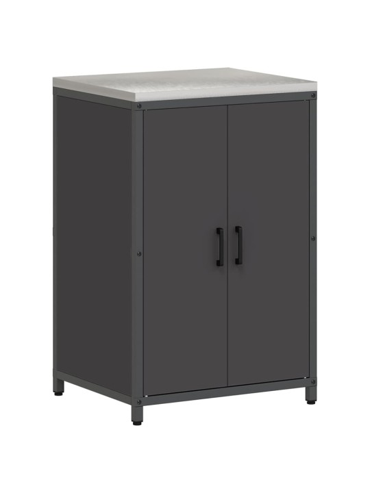 Virtuves glabāšanas komplekts 3 pcs melna 240 x 50 x 92 cm