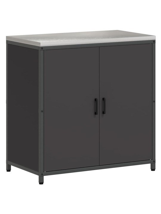 Virtuves glabāšanas komplekts 3 pcs melna 240 x 50 x 92 cm