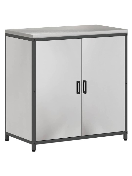 Virtuves glabāšanas komplekts 3 pcs sudrabs 240 x 50 x 92 cm