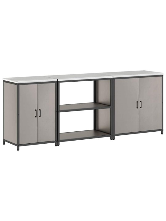 Virtuves glabāšanas komplekts other 3 pcs rūsa 240 x 50 x 92 cm