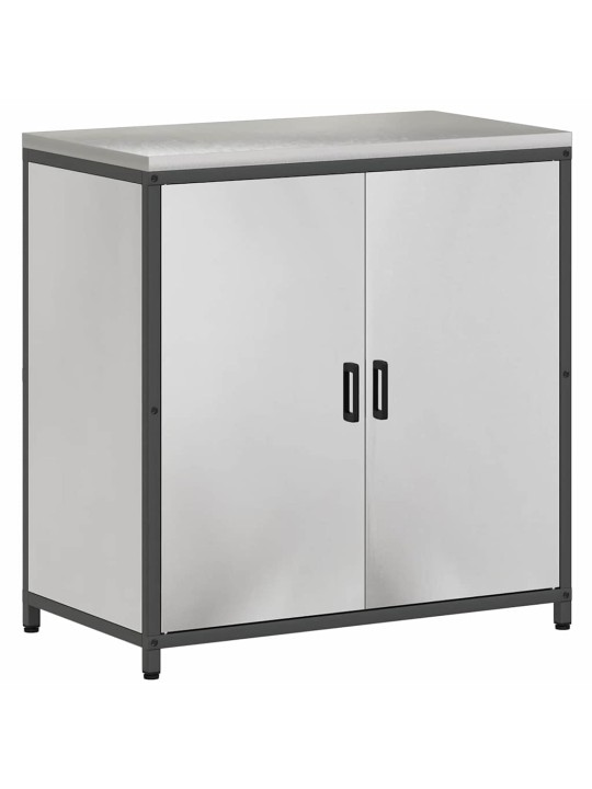 Virtuves glabāšanas komplekts 2 pcs sudrabs 150 x 50 x 92 cm