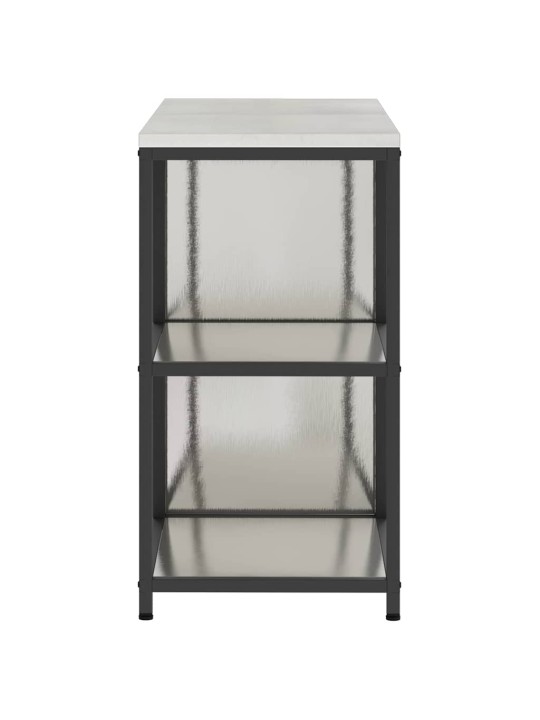 Virtuves glabāšanas komplekts 2 pcs sudrabs 150 x 50 x 92 cm