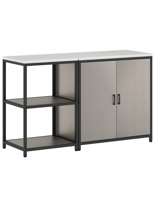 Virtuves glabāšanas komplekts 2 pcs rūsa 150 x 50 x 92 cm