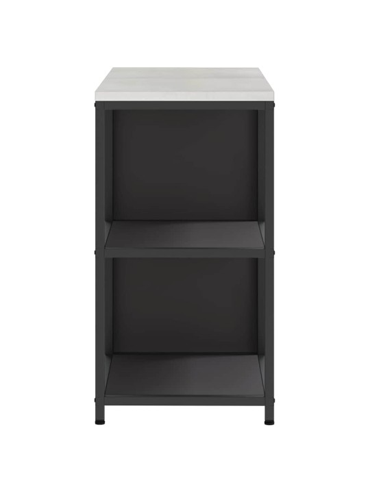 Virtuves glabāšanas komplekts 2 pcs melna 120 x 50 x 92 cm