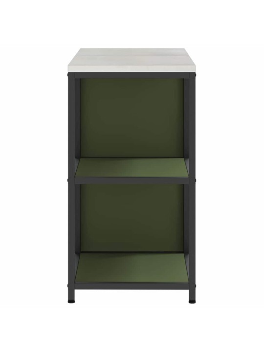 Virtuves glabāšanas komplekts 2 pcs olīvu zaļš 120 x 50 x 92 cm