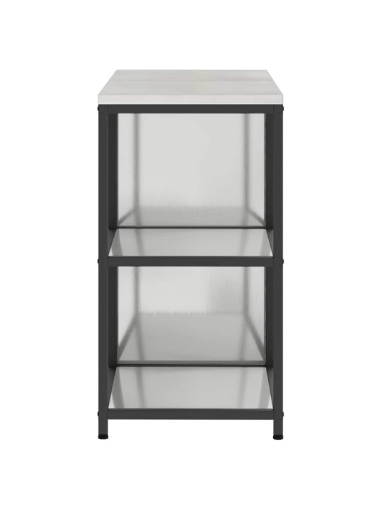 Virtuves glabāšanas komplekts 2 pcs sudrabs 120 x 50 x 92 cm