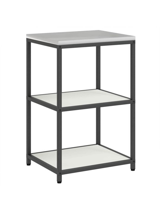 Virtuves glabāšanas komplekts 3 pcs balta 180 x 50 x 92 cm