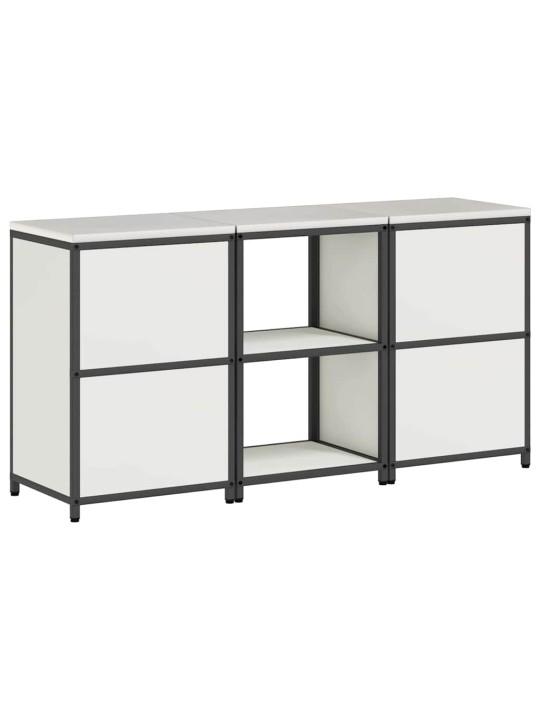 Virtuves glabāšanas komplekts 3 pcs balta 180 x 50 x 92 cm