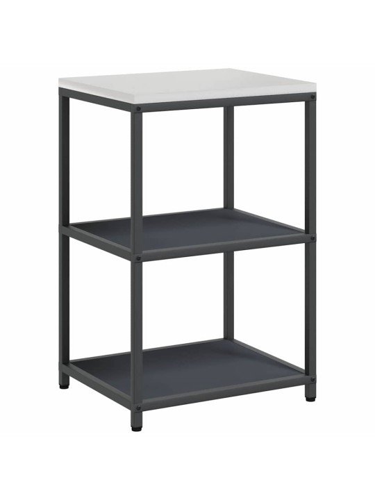Virtuves glabāšanas komplekts 3 pcs antracīta 180 x 50 x 92 cm