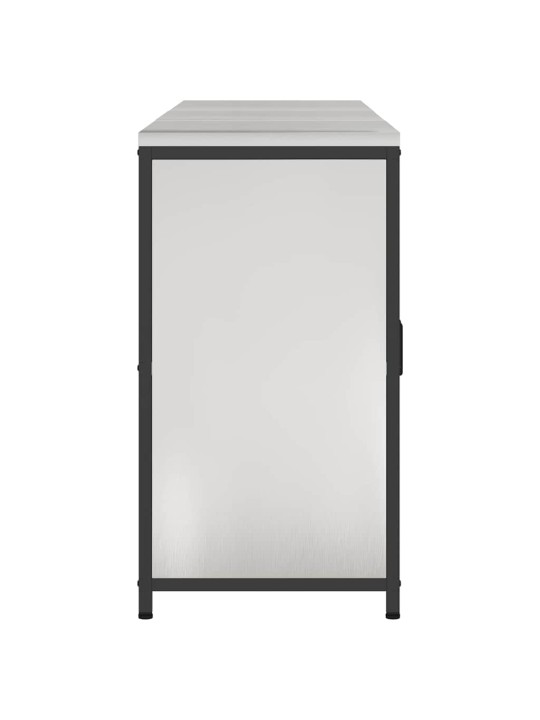 Virtuves glabāšanas komplekts 3 pcs sudrabs 180 x 50 x 92 cm