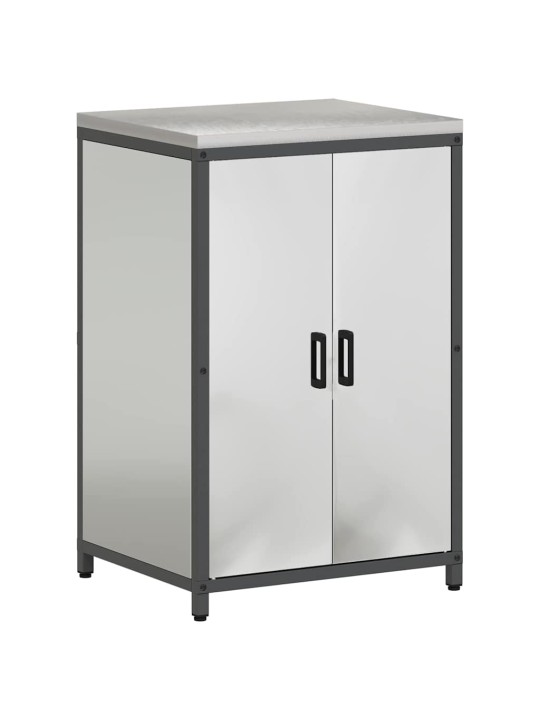 Virtuves glabāšanas komplekts 3 pcs sudrabs 180 x 50 x 92 cm