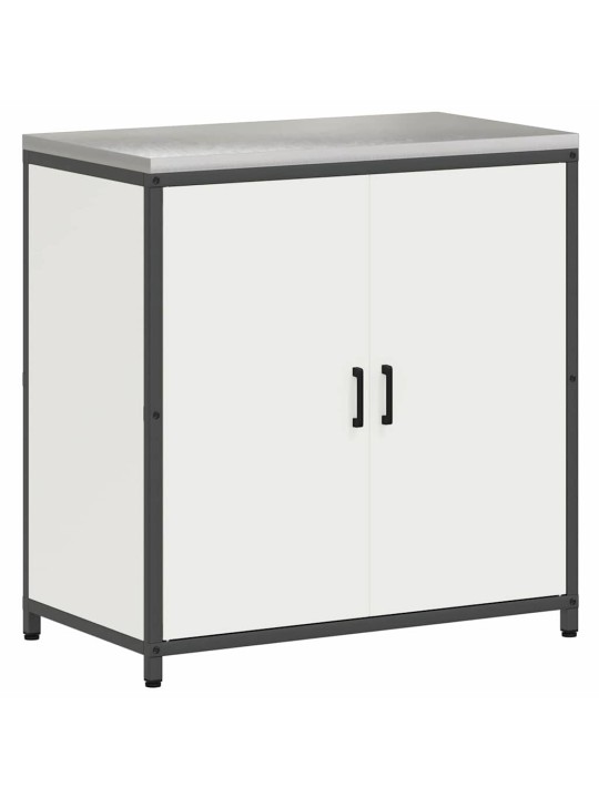 Virtuves glabāšanas komplekts 3 pcs balts 210 x 50 x 92 cm