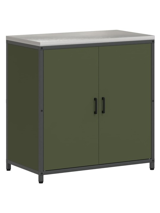 Virtuves glabāšanas komplekts 3 pcs olīvu zaļš 210 x 50 x 92 cm