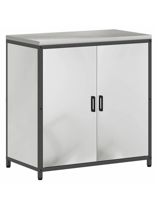 Virtuves glabāšanas komplekts 3 pcs sudrabs 210 x 50 x 92 cm