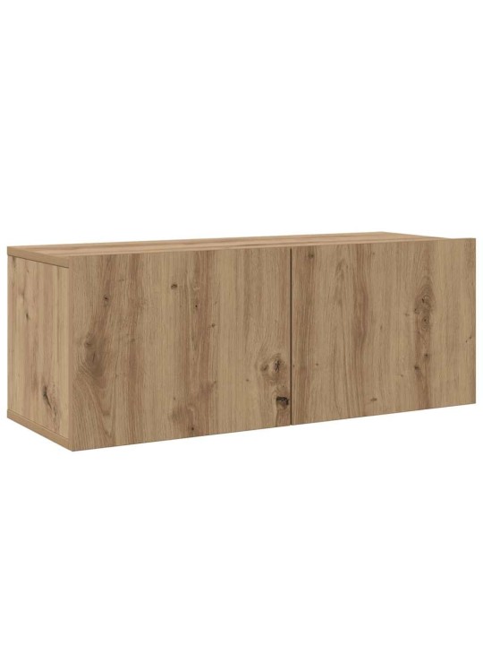 Tv skapju komplekts 4 pcs amatnieku ozola 80 x 30 x 30 cm
