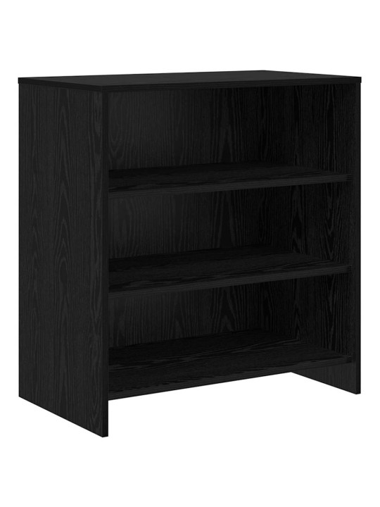 Puse 3 pcs melns ozols 70 x 41 x 75 cm inženierijas koks