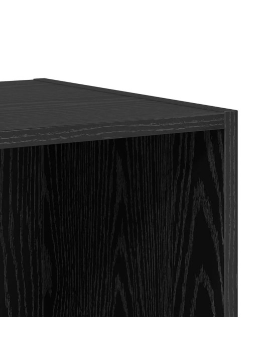 Tv skapju komplekts 6 pcs melns ozolkoks 37 x 35 x 72 cm