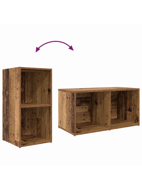 Tv skapju komplekts 8 pcs vecs koks 37 x 35 x 72 cm