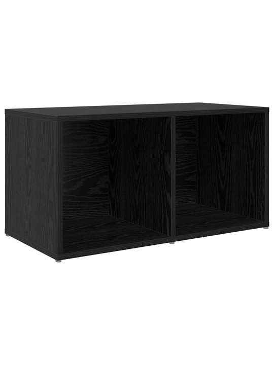 Tv skapju komplekts 8 pcs melns ozolkoks 37 x 35 x 72 cm