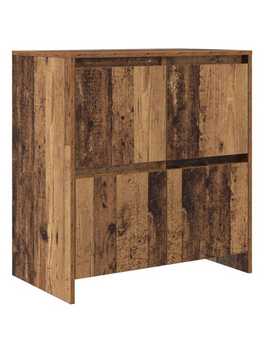 Sānu skapji 2 pcs vecs koks 70 x 41 x 75 cm inženierijas koks