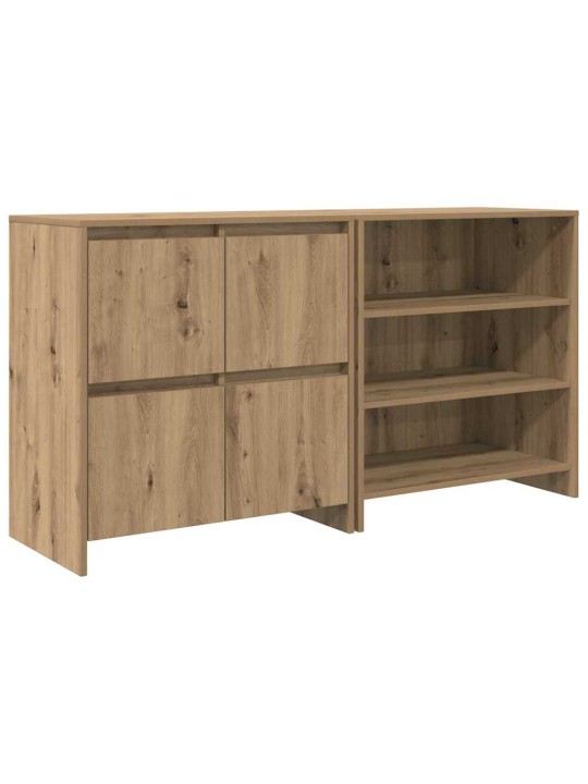 Sānu skapji 2 pcs amatnieku ozola 70 x 41 x 75 cm