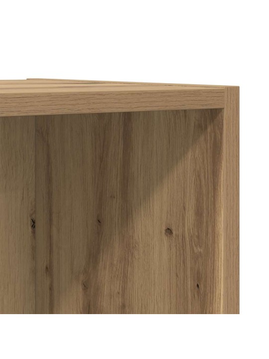 Tv skapju komplekts 2 pcs amatnieku ozola 37 x 37 x 142.5 cm