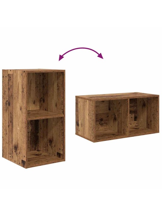 Tv skapju komplekts 3 pcs vecs koks 37 x 37 x 107 cm