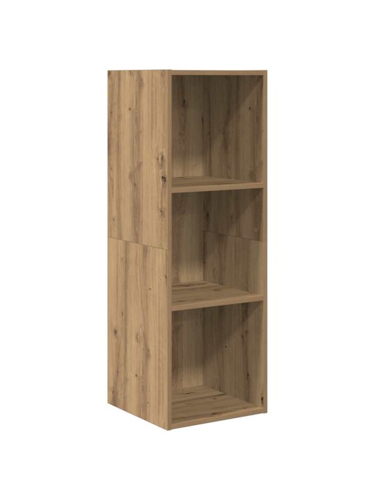Tv skapju komplekts 3 pcs amatnieku ozola 37 x 37 x 107 cm