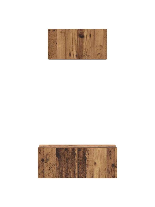 Tv skapju komplekts 2 pcs vecs koks 80 x 30 x 30 cm