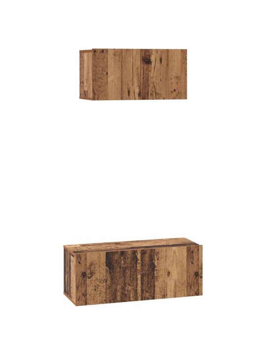 Tv skapju komplekts 2 pcs vecs koks 80 x 30 x 30 cm