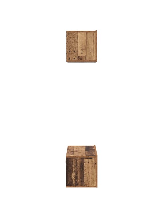 Tv skapju komplekts 2 pcs vecs koks 80 x 30 x 30 cm