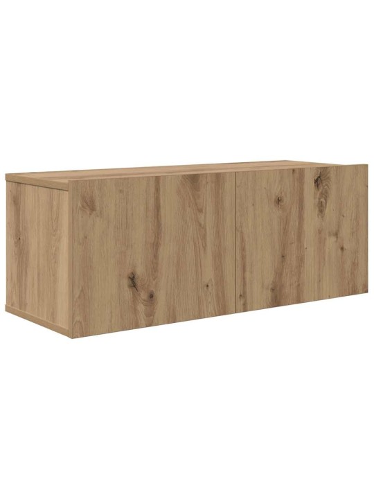 Tv skapju komplekts 2 pcs amatnieku ozola 80 x 30 x 30 cm
