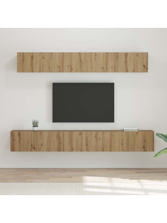 Tv skapju komplekts 5 pcs amatnieku ozola