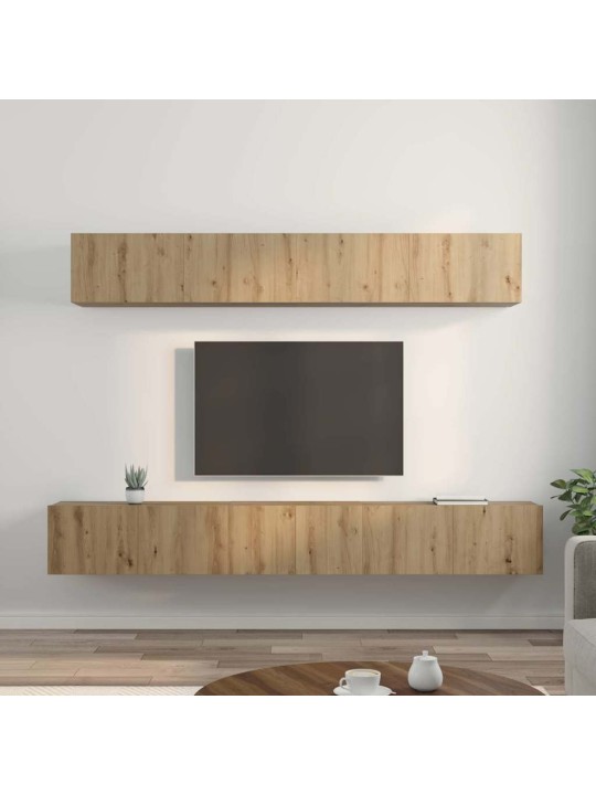 Tv skapju komplekts 5 pcs amatnieku ozola