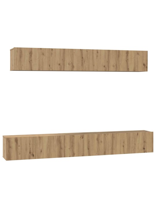Tv skapju komplekts 5 pcs amatnieku ozola