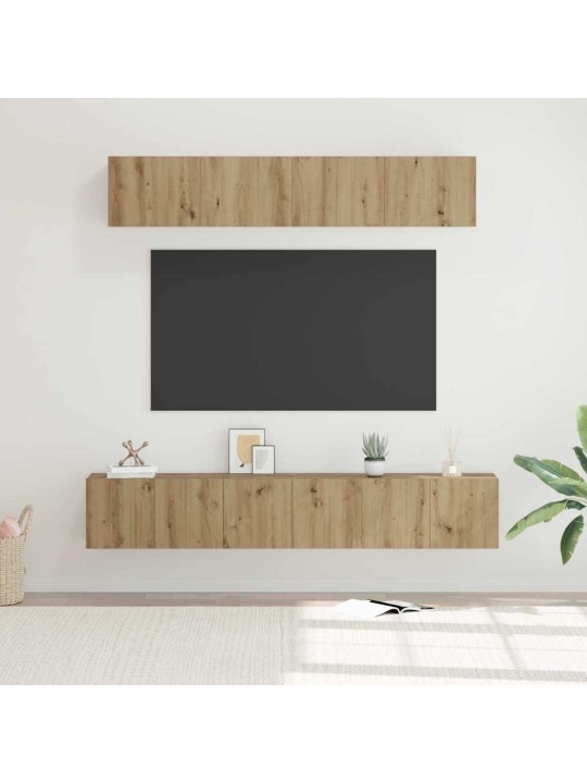 Tv skapju komplekts 5 pcs amatnieku ozola