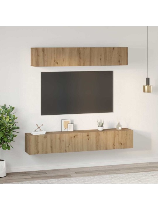 Tv skapju komplekts 5 pcs amatnieku ozola