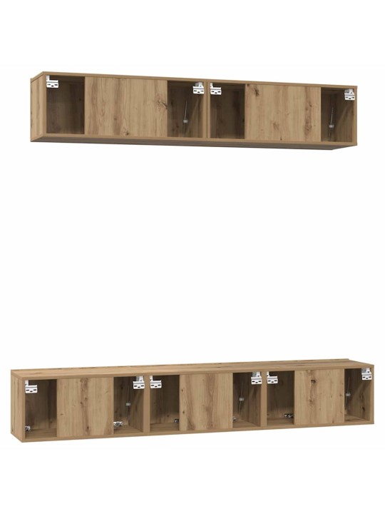 Tv skapju komplekts 5 pcs amatnieku ozola