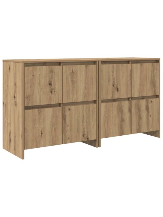 Sānu skapji 2 pcs amatnieku ozola 70 x 41 x 75 cm