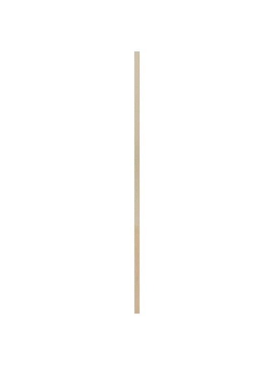 Skapju durvis 4 pcs brūna 110 x 39.5 x 2.1 cm priedes masīvkoks